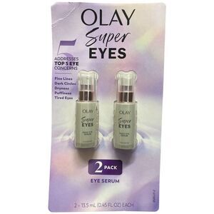 Olay Super Eyes, Daily 5-in-1 Eye Serum , 0.45 floz, 2pk